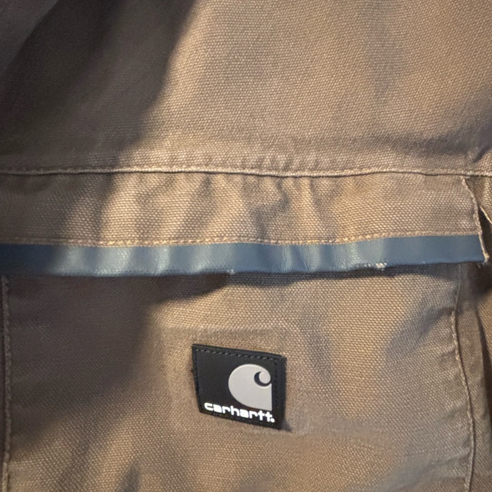 Carhartt Men's Mankato Jacket Brown Size XL Zipper Pockets Hoodie - Picture 10 of 10